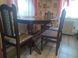 Дерев'яний стіл овальний Нерб 120х80+40 см горіх темний 096СТ фото 4