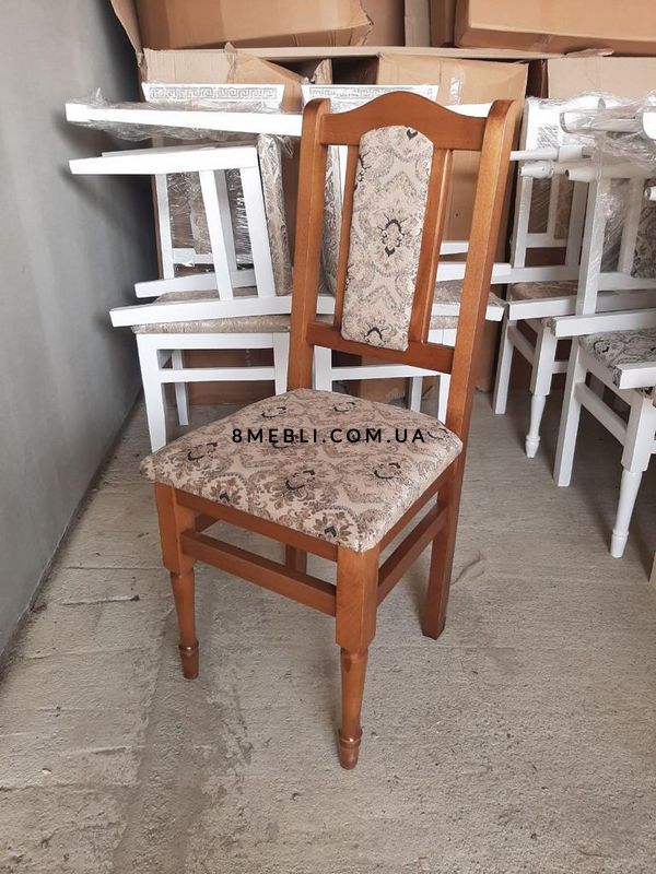 ➤Ціна 1 170 грн UAH Купити М'який стілець Нерб горіх темний оббивка маура➤Темний горіх ➤Стільці кухонні➤Nerb➤506ST фото
