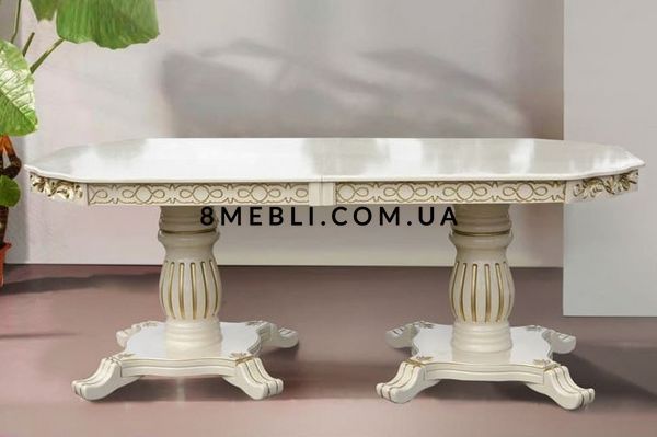 ➤Цена 35 010 грн UAH Купить Деревянный стол для гостиной раскладной 200x100 (+40)лак орех темный ➤ ➤Столы классические➤Nalp➤239PLN фото