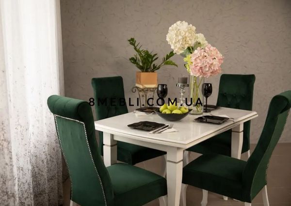 ➤Ціна 9 523 грн UAH Купити Кухонний стіл 80х120 з натурального дерева➤Слонова кістка ➤Столи круглі➤lebem➤253ММЕ фото