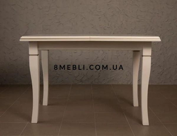 ➤Ціна 9 523 грн UAH Купити Кухонний стіл 80х120 з натурального дерева➤Слонова кістка ➤Столи круглі➤lebem➤253ММЕ фото