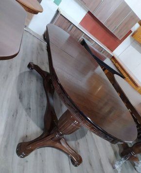 ➤Цена 17 999 грн UAH Купить Овальный стол 160Х90(+40) раскладной для гостиной деревянный орех  ➤Коричневый ➤Столы классические➤Nalp➤258PLN фото