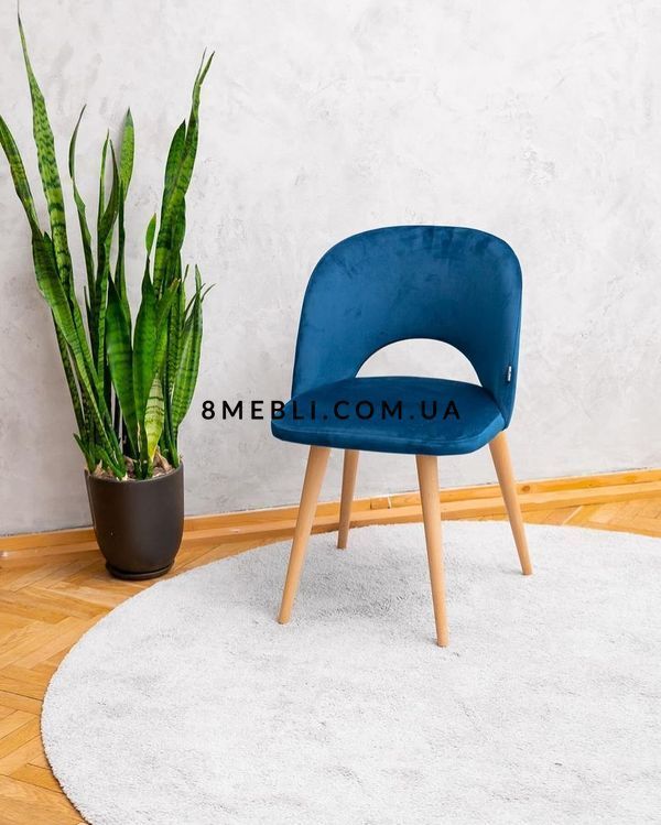 ➤Цена 6 680 грн UAH Купить Стул кресло для обеденной зоны 50x45x82 синий 2 ➤Blue ➤Стул кресло мягкое➤Nalp➤2029PLN фото