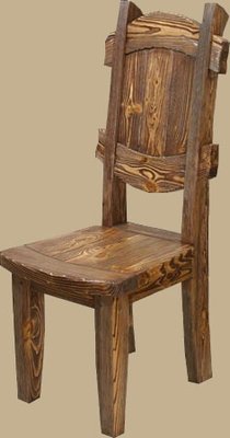 ➤Ціна 1 875 грн UAH Купити Дерев`яний стілець Гоцрег СТ-13 твердий під старовину 2➤Горіх світлий ➤Стільці під старовину➤МЕКО➤0058МЕКО1 фото