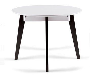 ➤Цена 6 515 грн UAH Купить Круглый стол Рам D100 деревянный wenge-white ➤wenge-white ➤Столы круглые➤Kulvpa➤0020PAV фото