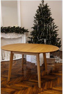 ➤Цена 9 830 грн UAH Купить Стол кухонный D100(+40) Рам деревянный круглый раскладной var 3 ➤бук с белым ➤Столы круглые➤Kulvpa➤0029PAV фото