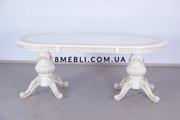 ➤Ціна 41 205 грн UAH Купити Стіл обідній Снаворп 200х100(+50х2) ivory➤Слонова кістка ➤Стіл обідній➤Ренарф➤0093FRA1 фото