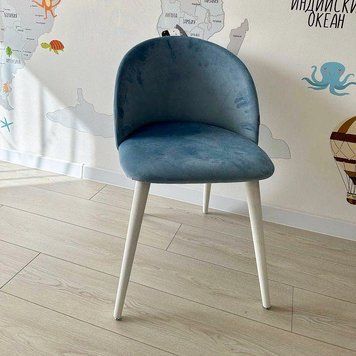 ➤Ціна 6 680 грн UAH Купити Стілець крісло м'який 50x45x94 тканина синій 11➤Синій 5 ➤Стілець крісло м'яке➤Nalp➤2015PLN фото