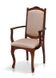 ➤Ціна 2 772 грн UAH Купити Дерев'яний стілець з підлокітниками м'який 45х62х104 горіх темний➤Темний горіх ➤Стілець із підлокітниками➤Kit➤026FEN фото