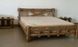 Дерев'яне ліжко двоспальне під старовину 160х200 Зураб без матраца 293ST фото 2