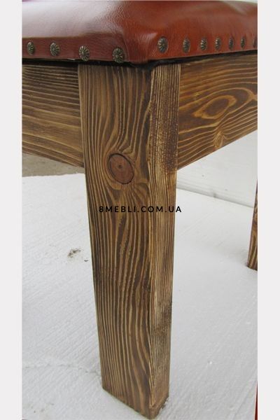 ➤Ціна 1 980 грн UAH Купити Стілець дерев'яний Иксвелорк мягкий під старовину 2➤Горіх світлий ➤Стільці під старовину➤МЕКО➤0039МЕКО1 фото