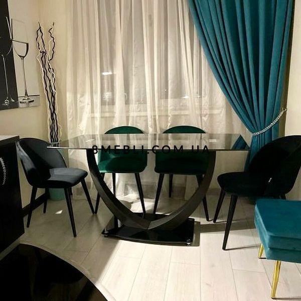 ➤Цена 6 680 грн UAH Купить Стул кресло мягкий 50x45x94 ткань черный 2 ➤черно-белый ➤Стул кресло мягкое➤Nalp➤2017PLN фото