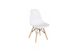 Комплект обеденный стол прямоугольный нераскладной 70х100 МДФ белый + 4 стула пластик белый 008K_JASK фото 14