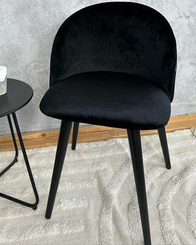 ➤Ціна 6 680 грн UAH Купити Стілець крісло м'який 50x45x94 тканина чорний 2➤чорно-білий ➤Стілець крісло м'яке➤Nalp➤2017PLN фото