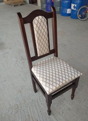 ➤Ціна 1 170 грн UAH Купити Банкетний стілець дерев'яний на різьблених ніжках Нерб➤Темний горіх ➤Стільці дерев'яні ➤Nerb➤27.10ST фото
