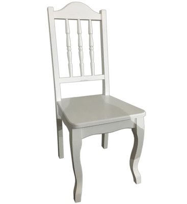 ➤Ціна 2 925 грн UAH Купити Дерев'яний стілець для сучасної кухні 42x44x100 твердий лак білий➤Білий ➤Стільці дерев'яні ➤Nalp➤744PLN фото
