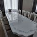 Комплект обідній Вегас стіл великий 200х100(+40х2) + стільці 12 шт білий 000200КОМ фото 3