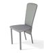 Стілець металевий 41х43х93 з м'яким сидінням та високою спинкою колір сірий 001AMA фото 12
