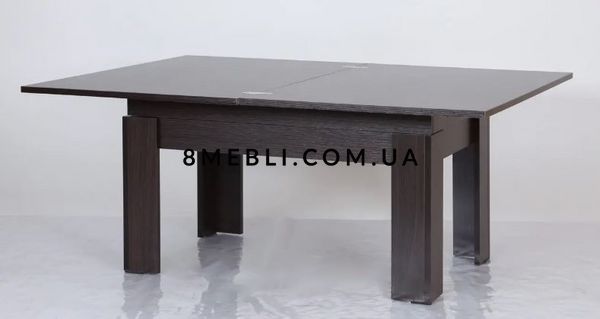 ➤Цена 4 410 грн UAH Купить Стол трансформер для гостиной столовой кухни 90х60хh52 (120х90хh75) ДСП венге ➤Венге ➤Столы трансформеры➤Kit➤005TRA фото