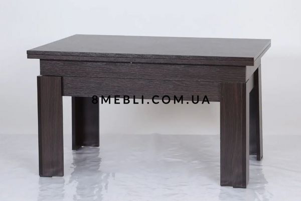 ➤Цена 4 410 грн UAH Купить Стол трансформер для гостиной столовой кухни 90х60хh52 (120х90хh75) ДСП венге ➤Венге ➤Столы трансформеры➤Kit➤005TRA фото