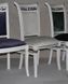 Белый банкетный стул Гафур обеденный с резными элементами патинированный слоновая кость 51ST фото 13