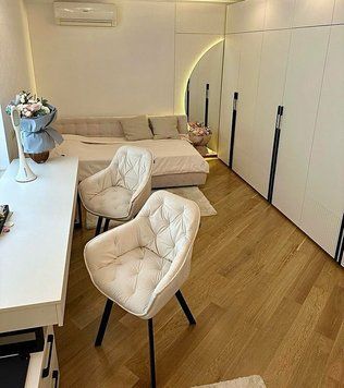 ➤Цена 7 578 грн UAH Купить Стул кресло с подлокотниками 57x43x87 ткань белая 6 ➤White ➤Стул кресло мягкое➤Nalp➤1951PLN фото