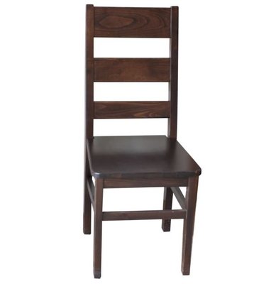➤Ціна 2 475 грн UAH Купити Кухонний стілець з масиву дерева 42x44x100 твердий лак темний горіх➤Темний горіх ➤Тверді➤Nalp➤882PLN фото