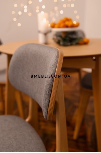 ➤Цена 17 935 грн UAH Купить Комплект стол Рам D100 + стулья Ulul soft 4 шт бук натуальный ➤Бук натуральный ➤Комплект стол и стулья➤Kulvpa➤1269PAV фото