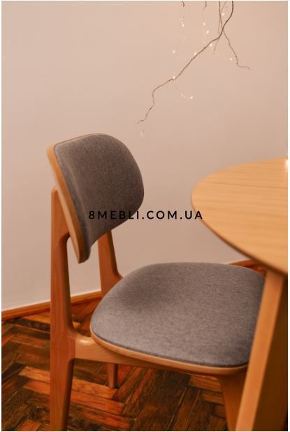 ➤Цена 17 935 грн UAH Купить Комплект стол Рам D100 + стулья Ulul soft 4 шт бук натуальный ➤Бук натуральный ➤Комплект стол и стулья➤Kulvpa➤1269PAV фото
