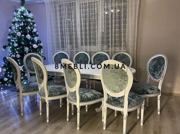 ➤Ціна 8 610 грн UAH Купити Стілець у вітальню Лесрам 102х51х49h білий 3➤natural-white ➤Стільці дерев'яні ➤Ренарф➤0087FRA фото