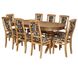 Комплект меблів стіл кухонний 160х90(+40) зі стільцями обідніми 8 шт горіх  077PLN фото 1