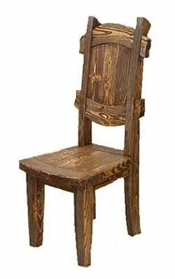 ➤Ціна 2 363 грн UAH Купити Дерев'яний стілець під давнину твердий Міка➤Горіх ➤Стілець садовий➤Еко➤214ST фото