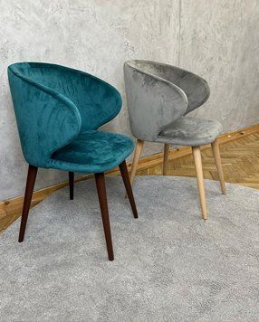 ➤Ціна 6 210 грн UAH Купити Стілець крісло обідній 51x45x81 спинка кругла тканина зелений 5➤Зелений 2 ➤Стілець крісло м'яке➤Nalp➤2036PLN фото