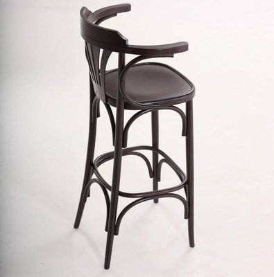 ➤Ціна 13 020 грн UAH Купити Високий стілець ірландський для барів та кафе 53x50x115 із натурального дерева лак горіх темний➤Темний горіх ➤Для КаБаРе➤Nalp➤749PLN фото