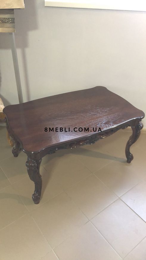 ➤Ціна 39 975 грн UAH Купити Стіл обідній Фарг 200х95(+40) розкладний горіх var 3➤Темний горіх ➤Столи на одній опорі➤Ренарф➤0031FRA фото