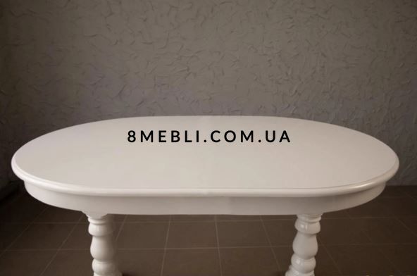 ➤Ціна 9 831 грн UAH Купити Обідній стіл овальний для кухні з натурального дерева 80х120 (+40) раскладной горіх темний➤Темний горіх ➤Стіл обідній➤lebem➤227ММЕ фото