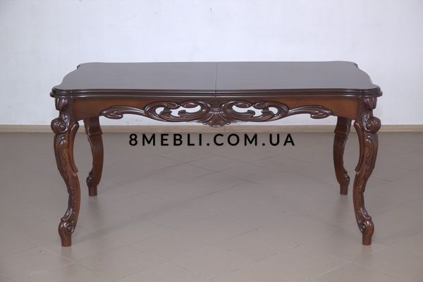 ➤Ціна 39 975 грн UAH Купити Стіл обідній Фарг 200х95(+40) розкладний горіх var 3➤Темний горіх ➤Столи на одній опорі➤Ренарф➤0031FRA фото