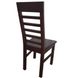 Класичний стілець твердий для сучасної кухні 45x43x100 дерево натуральне лак венге 884PLN фото 6