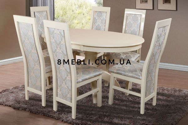 ➤Ціна  UAH Купити Стіл обідній круглий D100+40 на одній опорі лак венге-шоколад➤Венге ➤Столи на одній опорі➤Kit➤005PSJ фото