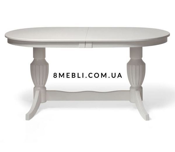 ➤Цена 21 204 грн UAH Купить Овальный стол для маленькой кухни 160х90(+40) из натурального дерева лак орех ➤Орех ➤Столы классические➤Nalp➤306PLN фото