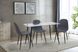 Комплект стол и стулья 4 шт кухонный стеклянная столешница 70х120 сиденье поролон+ткань 002K_GRAK фото 5