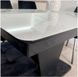 Комплект обідній стіл розкладний 110х70(+45) бетон чорний + стільці 4 шт чорні 0550JAM фото 7