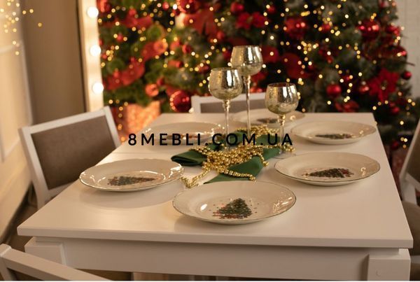 ➤Цена 12 354 грн UAH Купить Стол кухонный Киссалк 90х160(+60) деревянный белый ➤белое дерево ➤Стол кухонный ➤okram➤0025okram фото