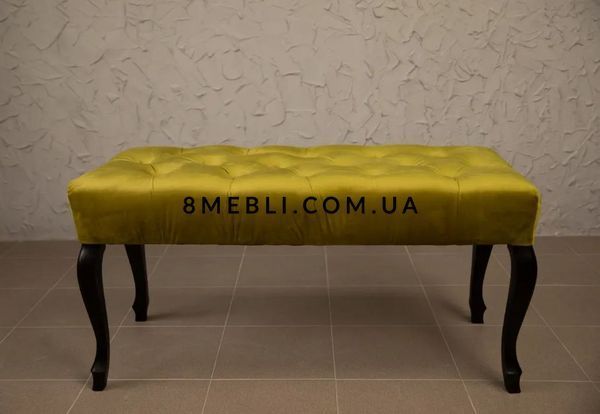 ➤Ціна 5 032 грн UAH Купити Банкетка м'яка на дерев'яних ніжках 1,2 м➤Зелений ➤Купити банкетку чи пуф➤lebem➤203ММЕ фото