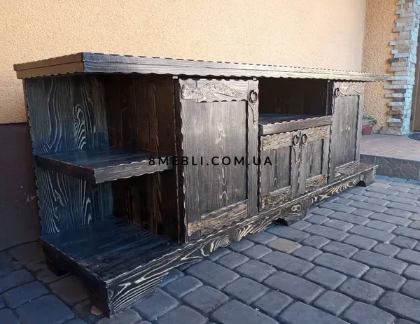 Тумба-комод дерев'яна 150х40хh80 Регнев під старовину