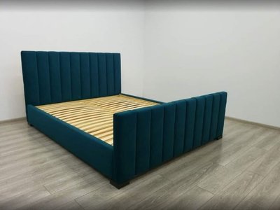 ➤Цена 12 750 грн UAH Купить Ліжко двоспальне 160х200 без матраца в тканині колір зелений ➤Зелёный ➤Кровать двуспальная➤➤1400ST фото