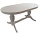 Овальний стіл із розкладною стільницею 160х90(+40) з натурального дерева лак білий 308PLN фото 7