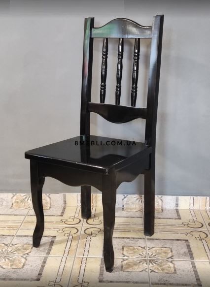 ➤Ціна 1 900 грн UAH Купити Кухонний твердий стілець венге➤Венге ➤Стільці кухонні➤Еко➤506ST фото