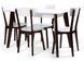 Стул кухонный Тор 41х43х82 твердый Wenge-White