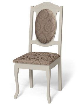 ➤Ціна 2 300 грн UAH Купити Стілець обідній Лусник 40х48х103 м'який White, Jungle 1V1 KOM➤Білий ➤Стільці дерев'яні ➤Kulvpa➤0092PAV фото
